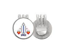 no/no spship take off universe Golf Ball Marker Hat Cap Clip Enamel Magnetic