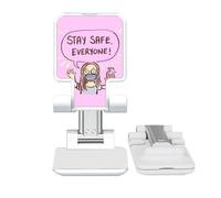 no/no stay safe every facehead respirator Adjustable Cell Phone Stand Desk Foldable
