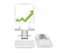 no/no stock securities bull market rise make my good luck Adjustable Cell Phone Stand Desk Foldable