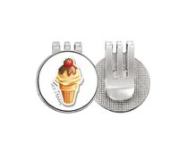 no/no strawberry chote sweet ice c Golf Ball Marker Hat Cap Clip Enamel Magnetic
