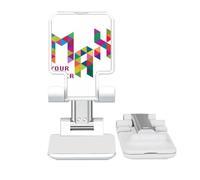 no/no Strength Hope Art Deco Fashion Adjustable Cell Phone Stand Desk Foldable