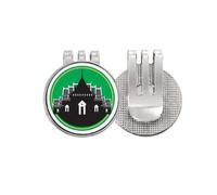 no/no Thailand Thailand Temple Shield Golf Ball Marker Hat Cap Clip Enamel Magnetic
