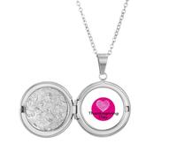 no/no Thanksgiving Day Parents Friend Locket Necklace Hold Picture Jewelry Birthday Gift