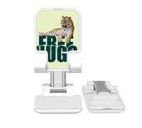 no/no Tiger Has Rest Art Deco Fashion Adjustable Cell Phone Stand Desk Foldable