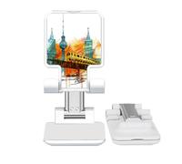 no/no Tokyo Japan Rail Train Tower Adjustable Cell Phone Stand Desk Foldable