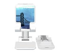 no/no Tower Bridge London England Britain UK Adjustable Cell Phone Stand Desk Foldable