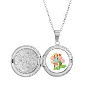 no/no Travel Wizzard Pathfinding Guide Excursion Locket Necklace Hold Picture Jewelry Birthday Gift