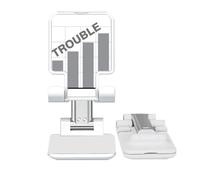 no/no Trouble Increases Difficult Life Adjustable Cell Phone Stand Desk Foldable