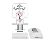no/no UFO Rain Irrigates Peach Trees Adjustable Cell Phone Stand Desk Foldable