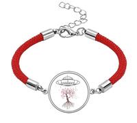 no/no UFO Rain Irrigates Peach Trees Lucky Red String Bracelet Rope Bracelet Handmade