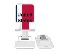 no/no united states ameflag colors english Adjustable Cell Phone Stand Desk Foldable