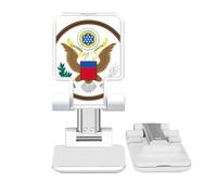 no/no United States National Emblem Adjustable Cell Phone Stand Desk Foldable