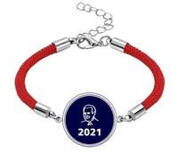 no/no USA President Character Joseph Year Blue Lucky Red String Bracelet Rope Bracelet Handmade