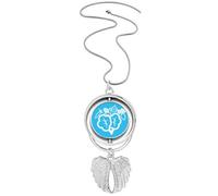 no/no Vegetable Combination Radish Onion Corn Pendant Angel Wings Rotating Necklace Jewelry