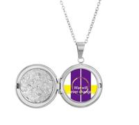 no/no War Will Never Changes Art Deco Fashion Locket Necklace Hold Picture Jewelry Birthday Gift