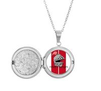 no/no War Will Never Changes Art Deco Fashion Locket Necklace Hold Picture Jewelry Birthday Gift