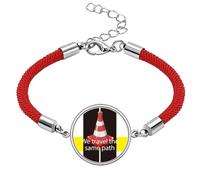 no/no Weâ€‚Travelâ€‚Theâ€‚Sameâ€‚Path Lucky Red String Bracelet Rope Bracelet Handmade