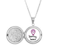 no/no Women Degradation Negative Places Locket Necklace Hold Picture Jewelry Birthday Gift