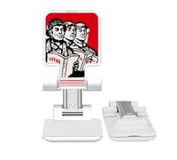 no/no Worker Peasant Soldier China Red Adjustable Cell Phone Stand Desk Foldable