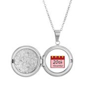 no/no World Chronic Obstructive Pulmonary Disease Day Locket Necklace Hold Picture Jewelry Birthday Gift