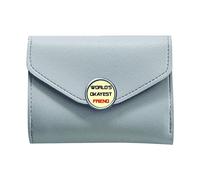 no/no World's Okayest Friend Best Quote Slim Money Pocket Trifold Wallet, multicolor, M, Modern