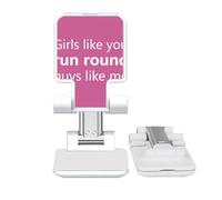 no/no You Run Around Me Art Deco Fashion Adjustable Cell Phone Stand Desk Foldable