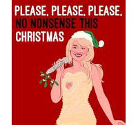 No Nonsense This Christmas! - Funny Sabrina Carpenter Christmas Card