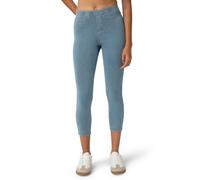No Nonsense Women’s Classic Capri Denim Leggings with Pockets - Stylish and Comfortable Pull On Jeans for Women, Light Denim, S