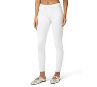No Nonsense Women's Classic Indigo Denim Jean Leggings, White, Medium
