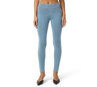 No Nonsense Women's Classic Leggings-Jeggings Real Back Pockets, High Waisted Stretch Jeans, Light Denim, Large