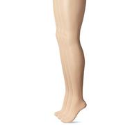 No Nonsense Women's Graduated Compression Smart Support Control Top Pantyhose Hosiery, 10 den, Bare Bisque-3 Pair Pack, A (Pack of 3)