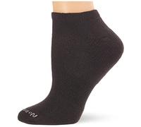 No Nonsense womens Soft & Breathable Ventilated No Show Liner Socks, Black - 9 Pair Pack, 43931 US