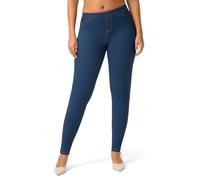 No Nonsense Women's Stretch Denim Legging, Medium Wash, M