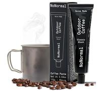 No Normal Dark Roast Instant Coffee Paste - The Outdoor Coffee Swiss-Made, Fairtrade Arabica Beans, Liquid Concentrate in Zero Waste On-the-Go Tube (100g (Pack of 1), Classic Black)