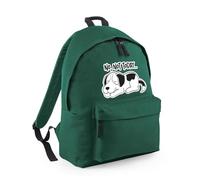 No Not Today Dog Birthday, Christmas, Secret Santa Stocking Filler for Kids-Boys Toddlers Fashion Backpack Back to School Rucksacks Toddler Shoulder Bag Travel Bag. (Bottle Green)