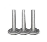 No Nuts Cymbal Sleeves 3pk Silver