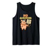 No Oligarchs Stop Hogging The Wealth Cute Pig Tank Top