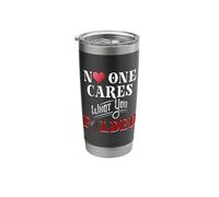No One Cares What You Folded Card Poker Player Playing Poker Stainless Steel Insulated Tumbler