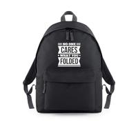 No One Cares You Folded Backpack Rucksack 18L Bag - 42 x 31 x 21cm