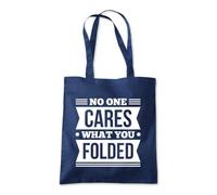 No One Cares You Folded Tote Shopping Bag 10 Litres Capacity 42 x 38cm