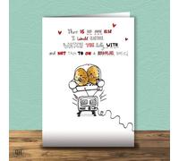 No One Else I Would Rather Watch The Telly With - Valentine's Day Card