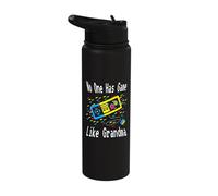 No One Has Game Like Grandma - Vintage Retro Game Controller Stainless Steel Insulated Water Bottle