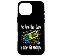 No One Has Game Like Grandpa - Vintage Retro Game Controller Case for iPhone 16 Pro Max
