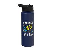 No One Has Game Like Mom - Vintage Retro Game Controller Stainless Steel Insulated Water Bottle