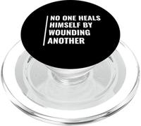 No One Heals Himself By Wounding Another. Bullying Design PopSockets PopGrip for MagSafe