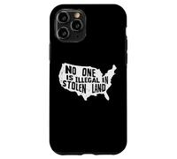 No One Illegal In Stolen Land US Map Immigrant Men Women Kid Case for iPhone 11 Pro