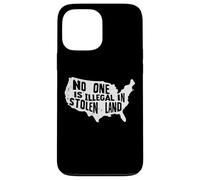 No One Illegal In Stolen Land US Map Immigrant Men Women Kid Case for iPhone 13 Pro Max