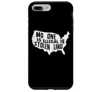 No One Illegal In Stolen Land US Map Immigrant Men Women Kid Case for iPhone 7 Plus/8 Plus