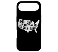 No One Illegal In Stolen Land US Map Immigrant Men Women Kid Case for iPhone Air
