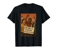 No one is Illegal on Stolen Land. America Africa Palestine T-Shirt